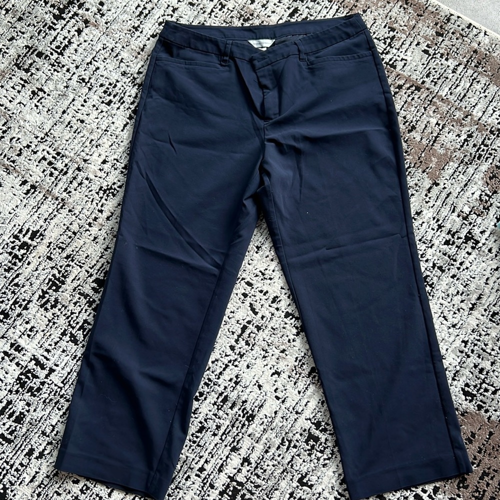 Christopher & Banks 14 Short Navy Trousers